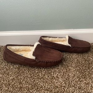 Brown Moccasins. Size 7-8